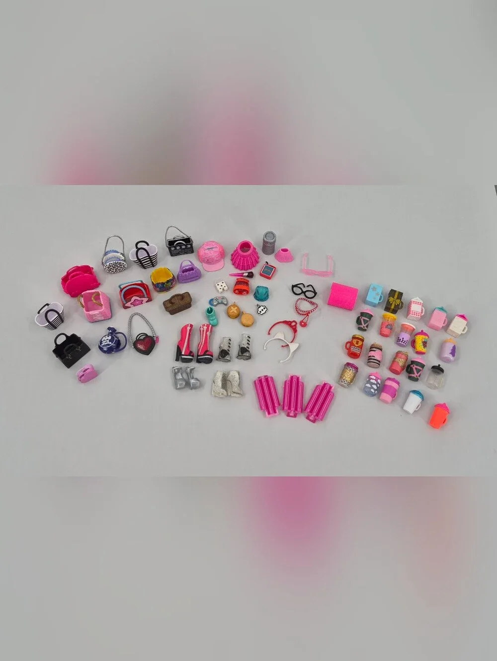 LOL Surprise Dolls Accessories OMG Doll Accessories Mixed Lot Purses Bottles
